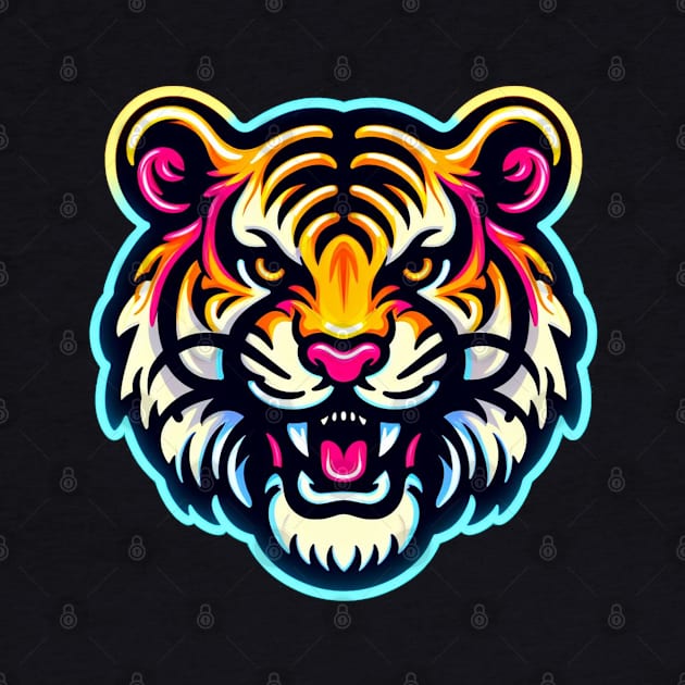 Neon tiger by Dannysdesigns80 